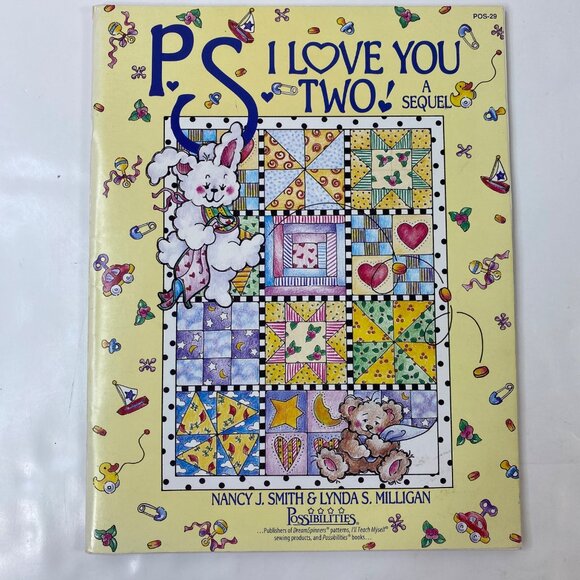P.S. I Love You Two! Quilting Book By Nancy Smith & Lynda Milligan - Picture 2 of 9